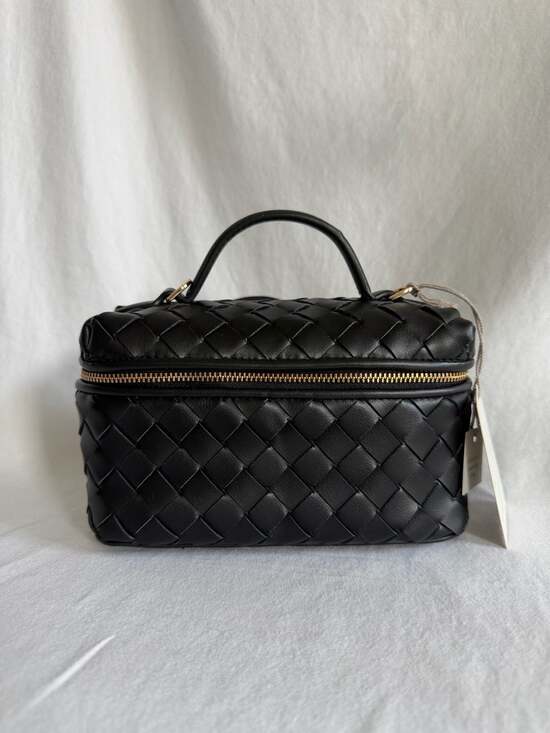 A New Day Handbags - A New Day Woven Vanity Crossbody Bag Black